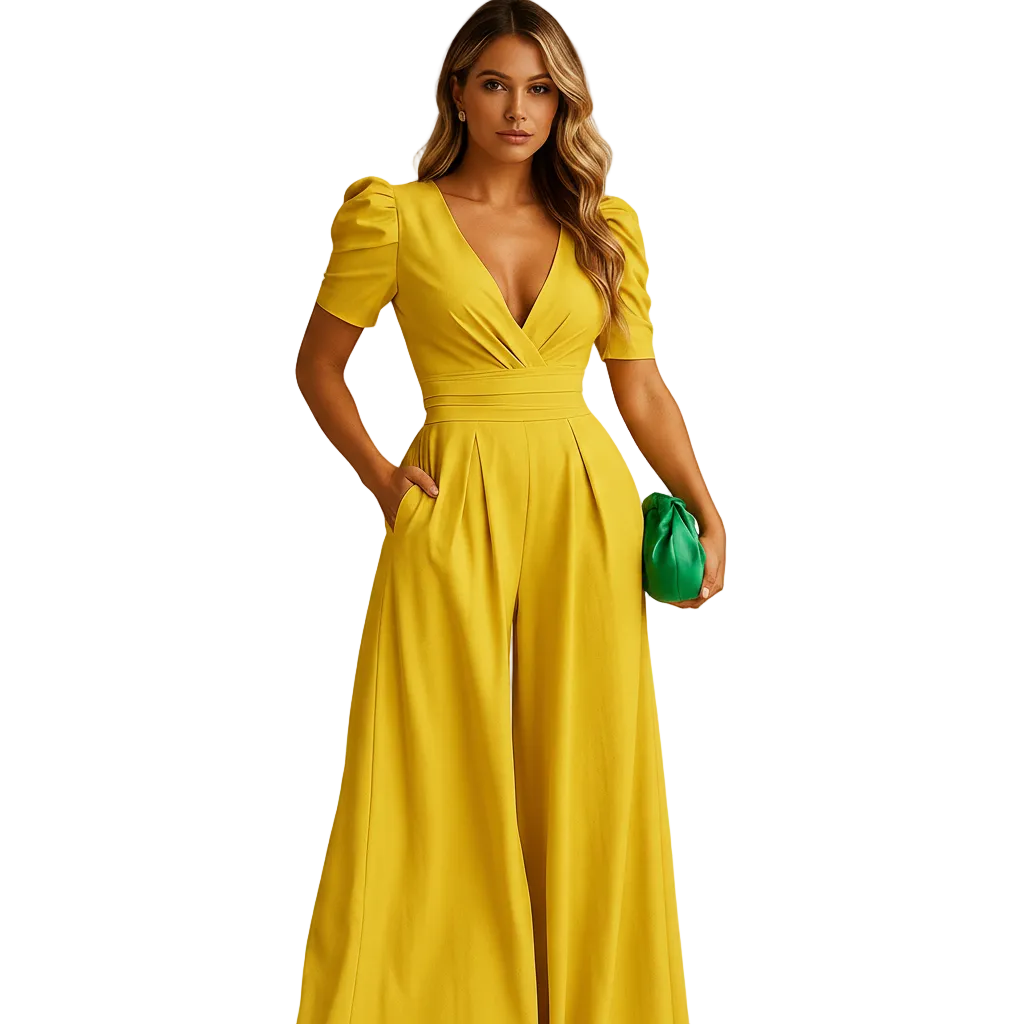 Women's Sophisticated Full-Length Jumpsuit for Special Occasions